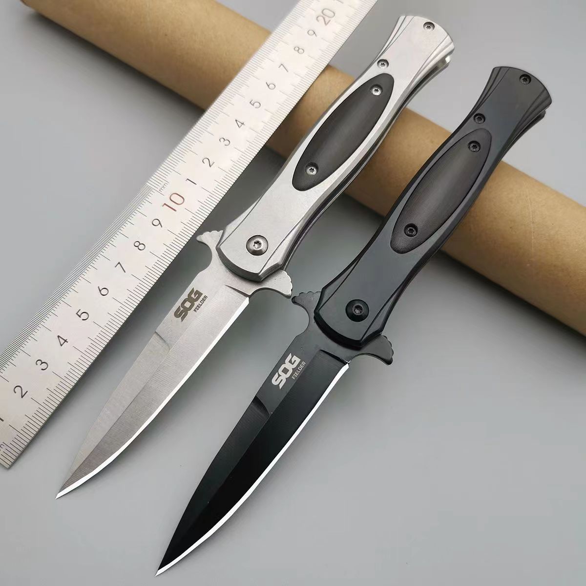 Portable Folding Knife for Outdoor Camping and Hiking - Sharp Metal Blade