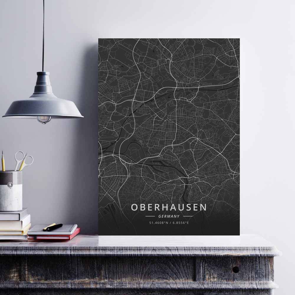 German City Decoration Poster Canvas Painting for Home Art