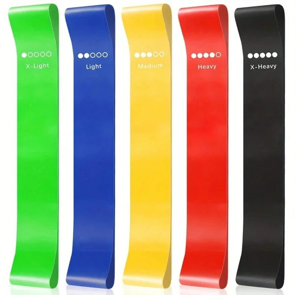 Loop Resistance Bands for Full Body Workouts - 5 Resistance Levels