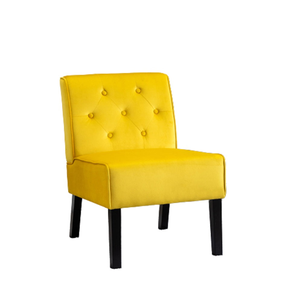 Reese 53 2Piece Living Room Armless Button Tufted Pattern Accent