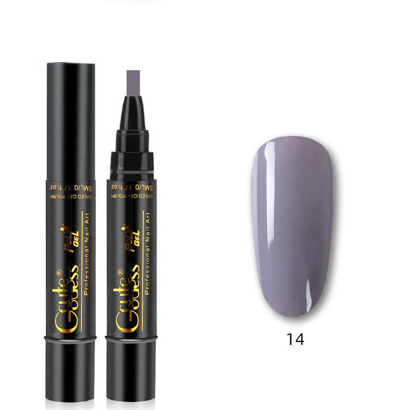 3-in-1 Magnetic Nail Art Pen - Quick-Dry Gel for French & Water Ripple Effects
