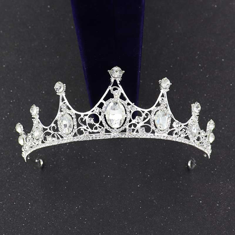 Vintage Baroque Alloy Crown Headband
