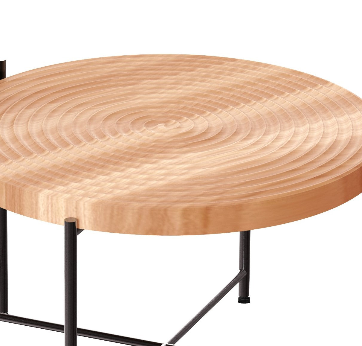 2-Piece Coffee And End Table Set -Waterproof MDF With PVC Cover,