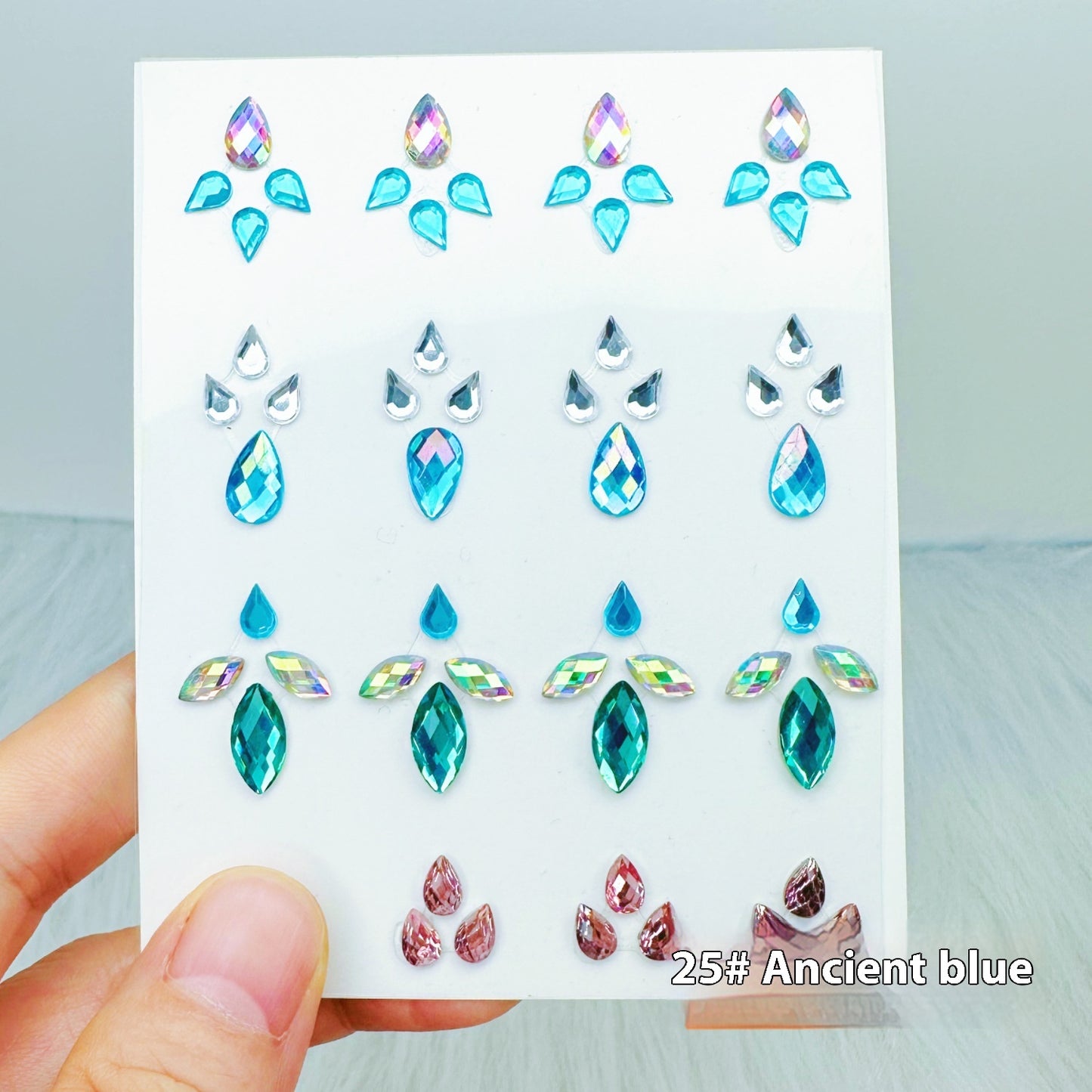 Pearl and Crystal Nail Art Stickers Set for DIY Manicure and Decor