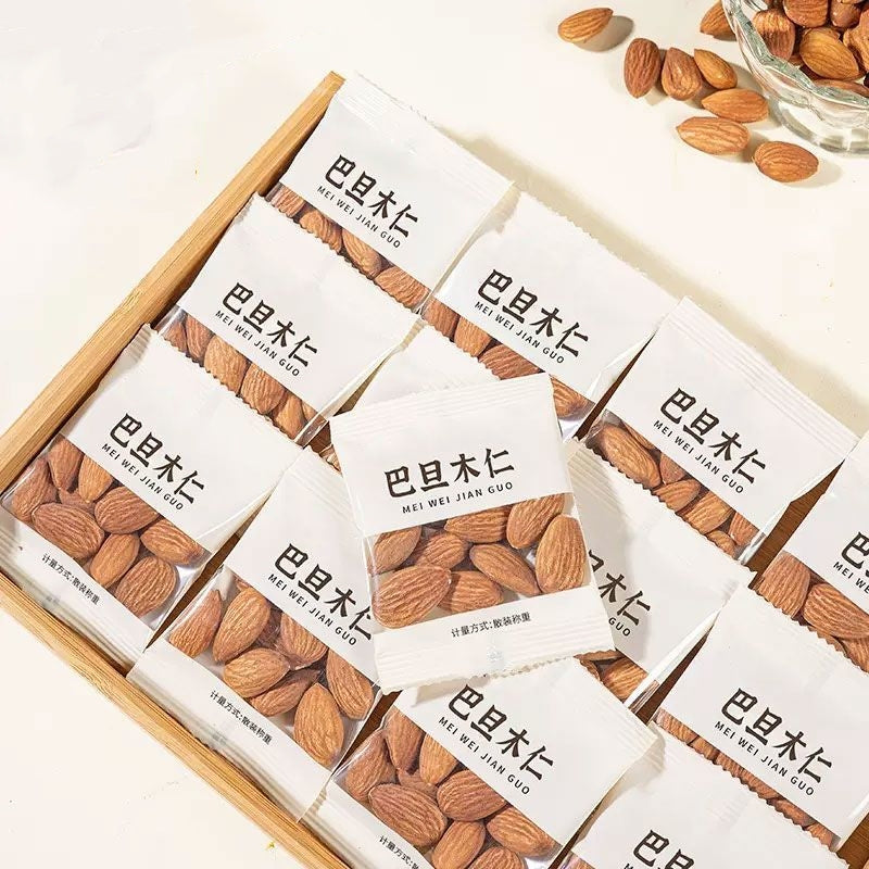 Almond Snack Pack - Assorted Flavors, Baked & Raw Nuts, Perfect for Binge-Watching & Gifting