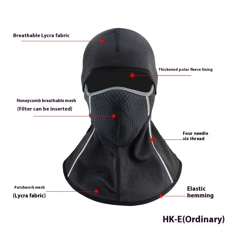 Windproof Cycling Mask - Waterproof Winter Hood