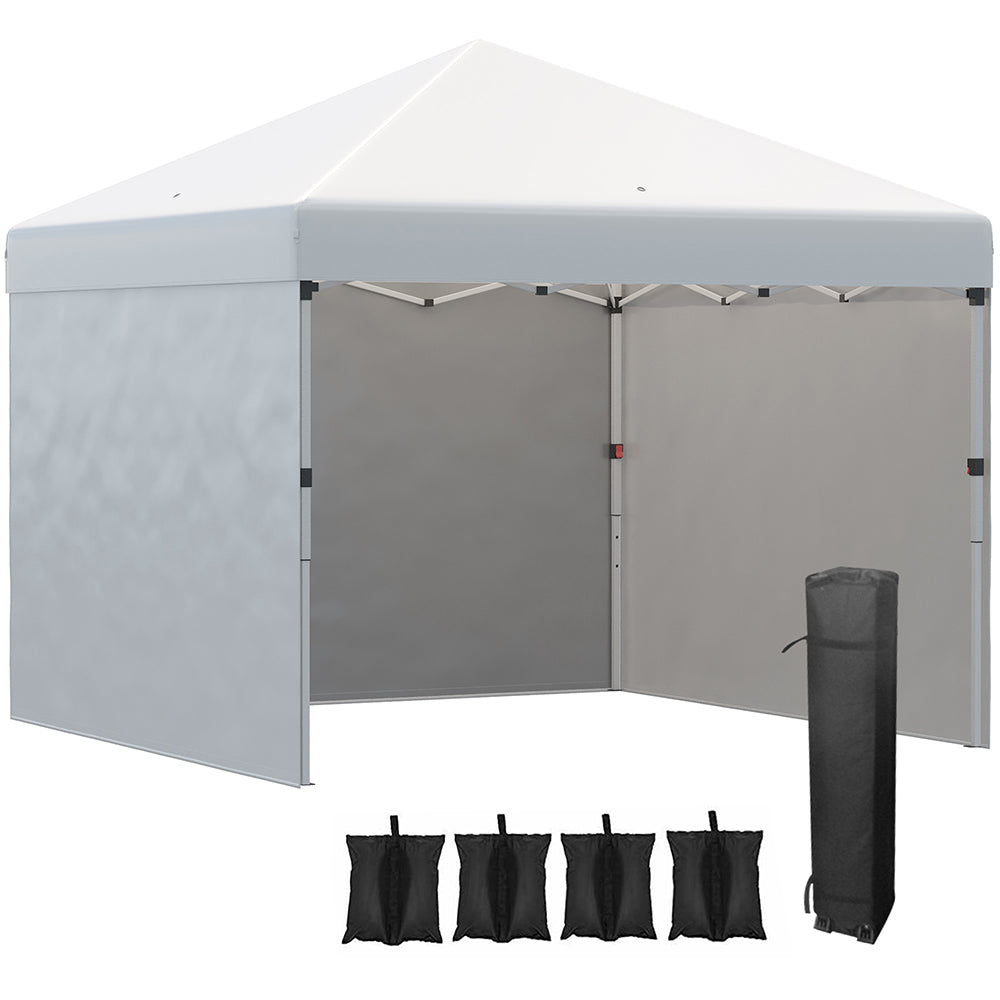 Height Adjustable Pop Up Canopy Tent - Cream White Event Shelter