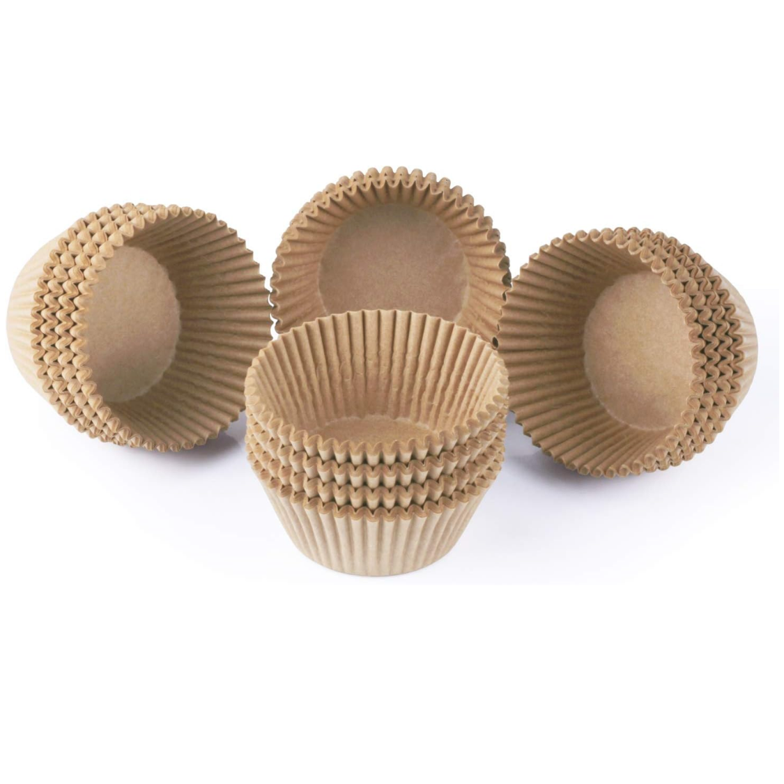 Standard Natural Cupcake Liners 500 Count, No Smell, Grease-Proof