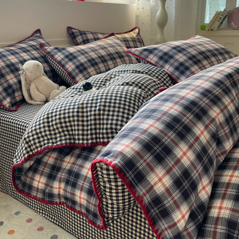 Thickened Cotton Duvet Cover Set for Fall and Winter - Modern & Minimalist