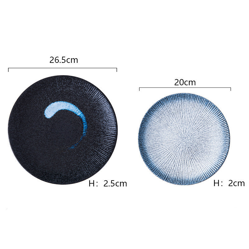 Ceramic Dinner Plate for Western Food - Household Dining Ware