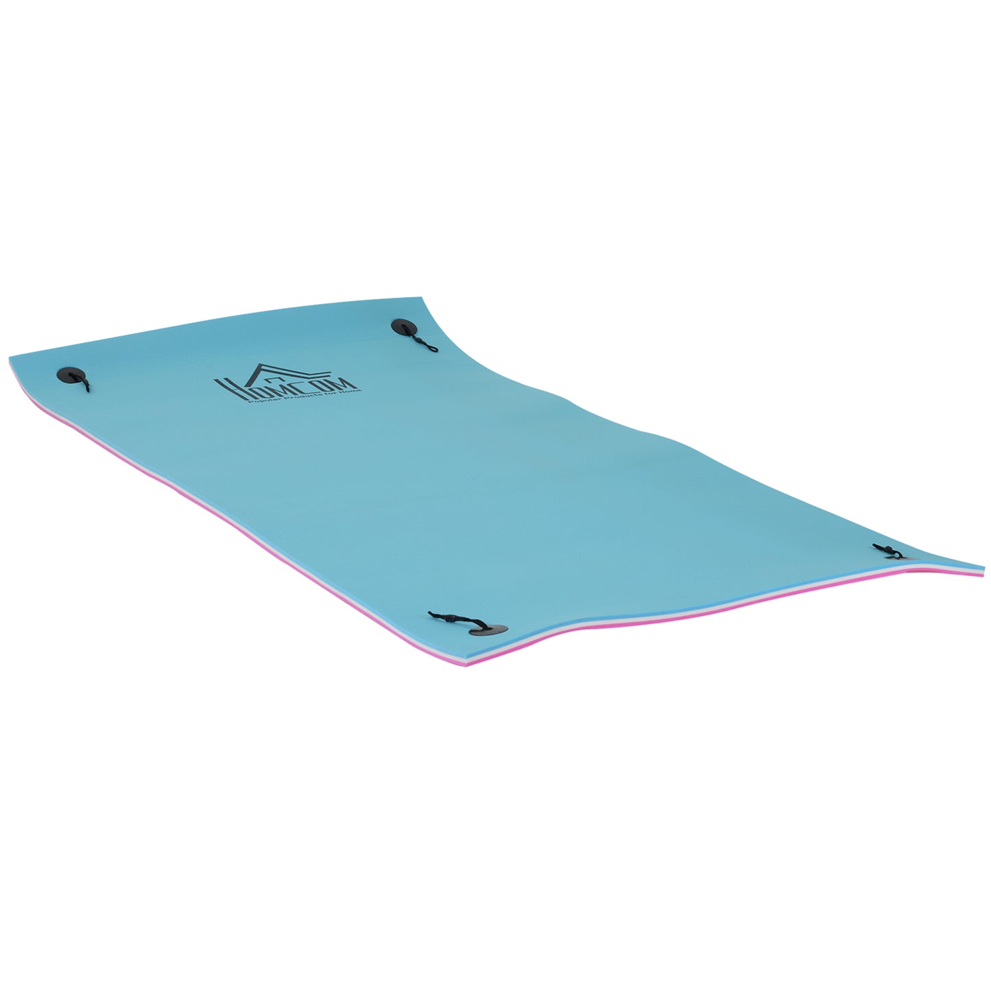 Floating Water Mat 10x5 ft - Durable XPE Foam Raft for Pool & Beach - Pink