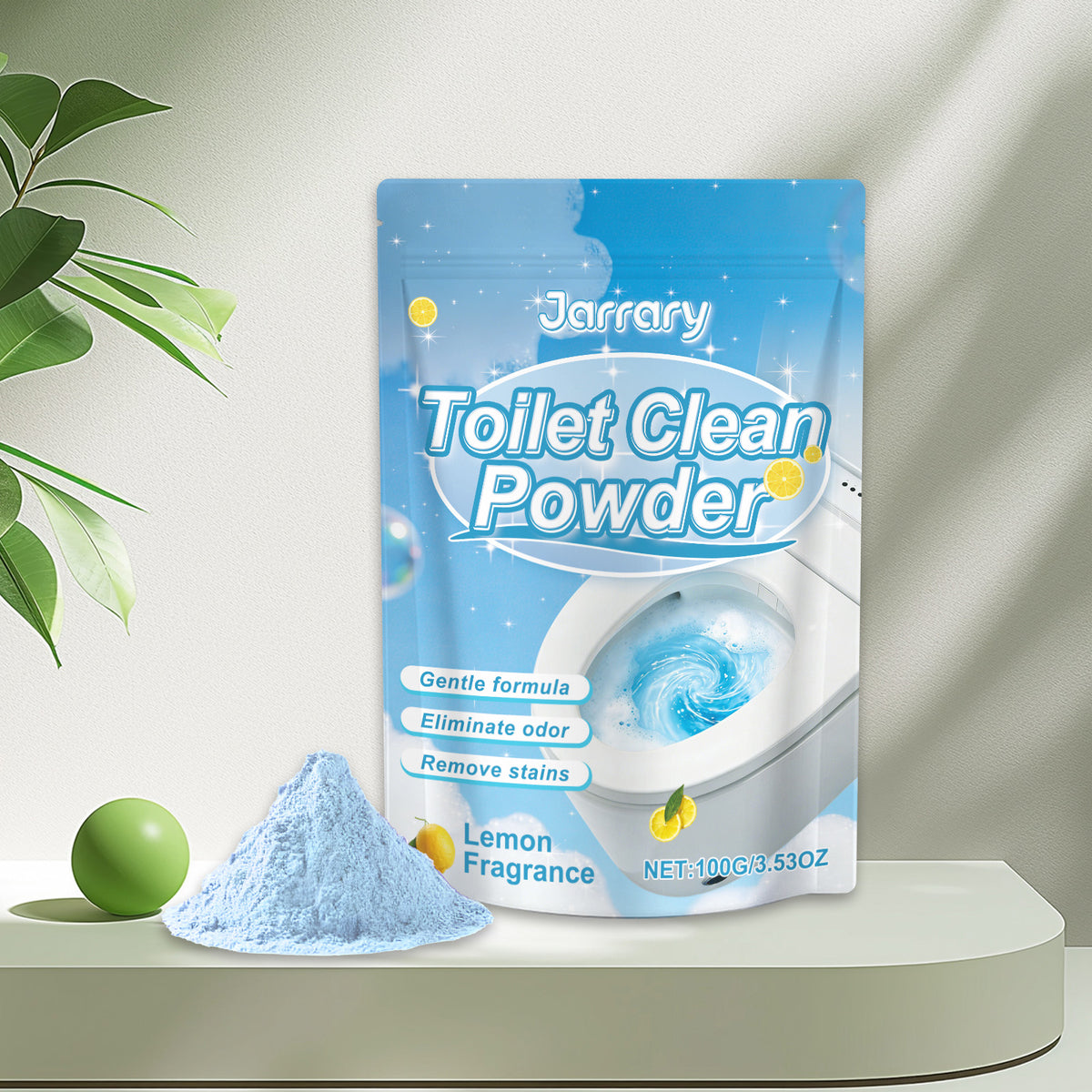 Toilet Cleaning Powder 100g - Stain Removal, Easy to Use, Pack of 3