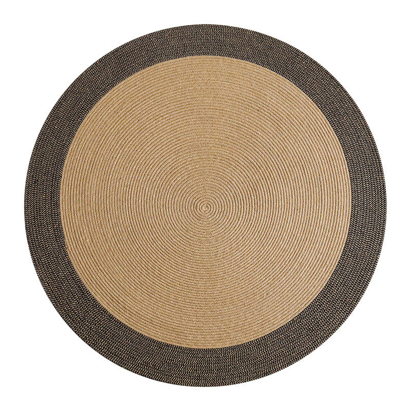 Natural Jute Round Rug - Nordic Style Floor Mat for Living Room & Home
