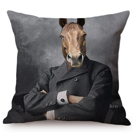 3D Animal Wolf Series Car Pillowcase Cushion Cover - Home Textiles