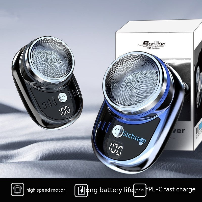 Portable Electric Shaver for Men Rechargeable Waterproof Compact Razor