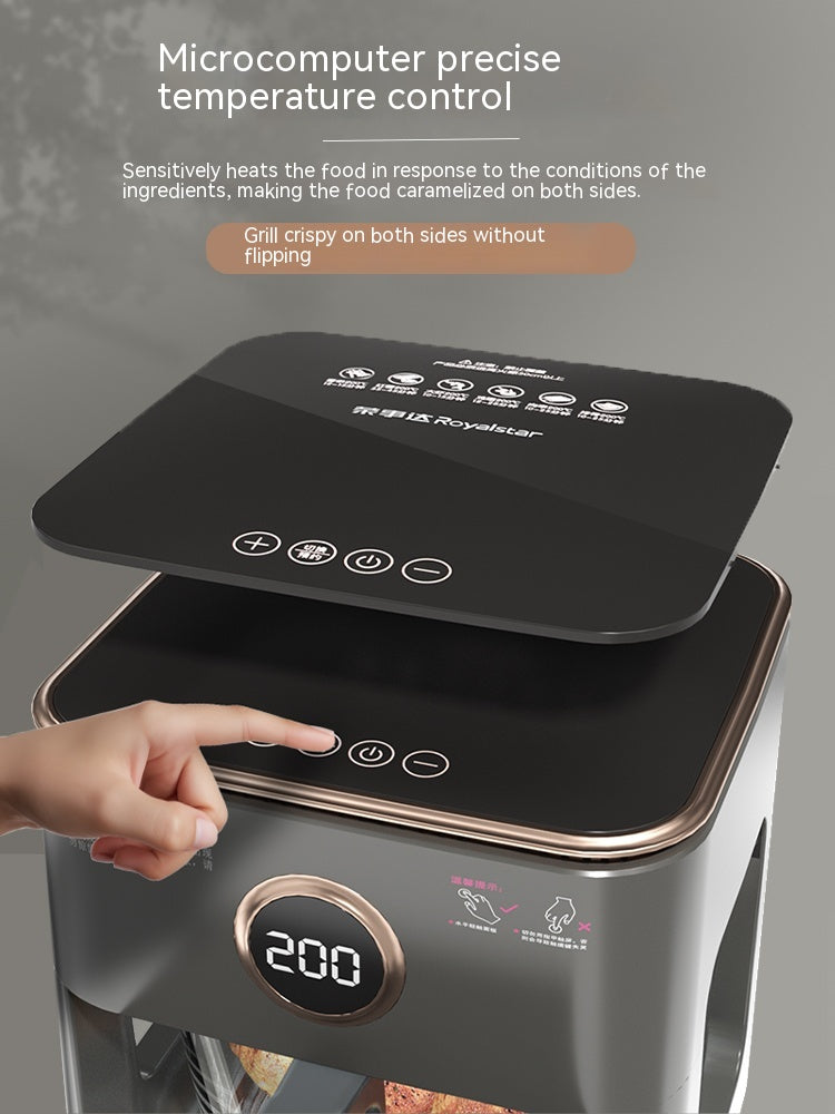 Large-Capacity Automatic Air Fryer with Panoramic Visual Display - 5L