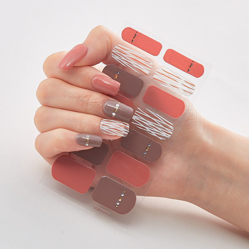 Laser Nail Polish Film Stickers Butterfly Pattern Nail Art Decals