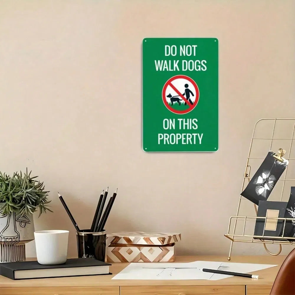 Metal Tin Wall Decoration Sign - 20x20 cm