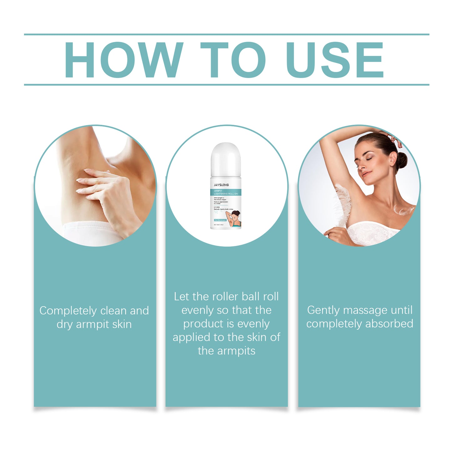 Underarm Whitening Roll-On – Brightening & Smoothing Skin Care Treatment