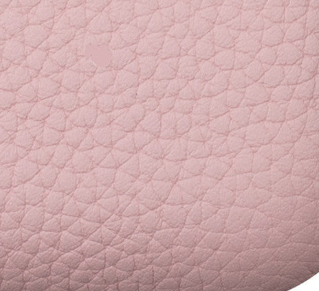 Lychee Pattern Cowhide Earphone Case - Full-Body Leather Protection