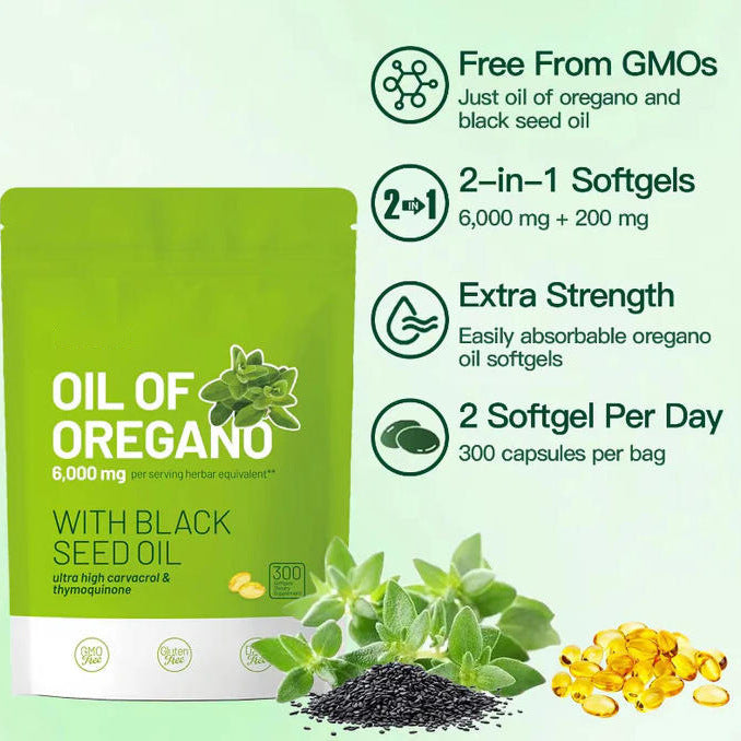 Oregano Oil Capsules – 300 Tablets