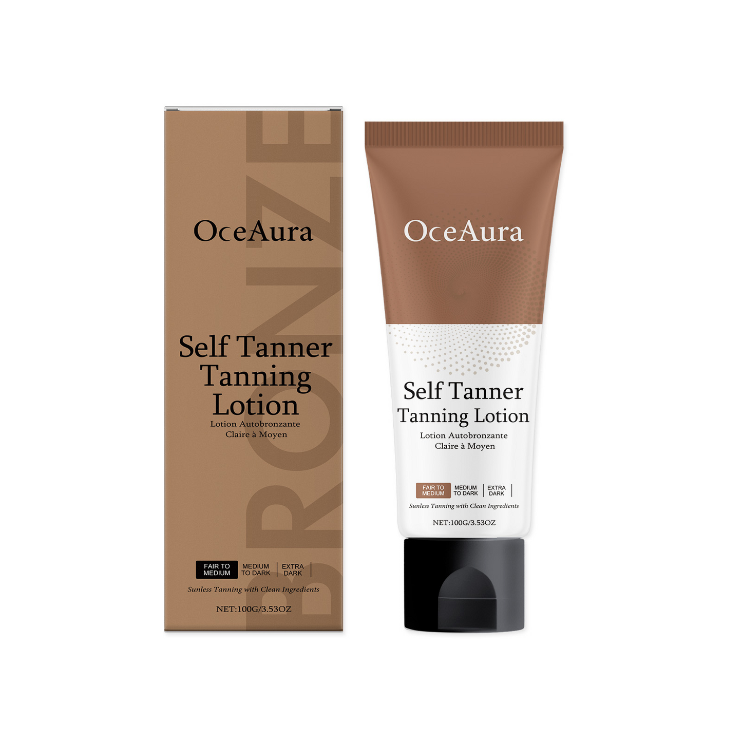Hydrating Sun-Proof Tanning Cream - Natural Bronze Glow Lotion