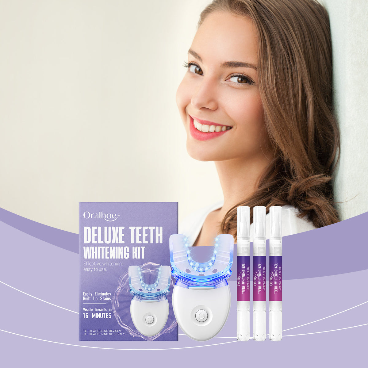 Tooth Whitening Gel Dental Care Device
