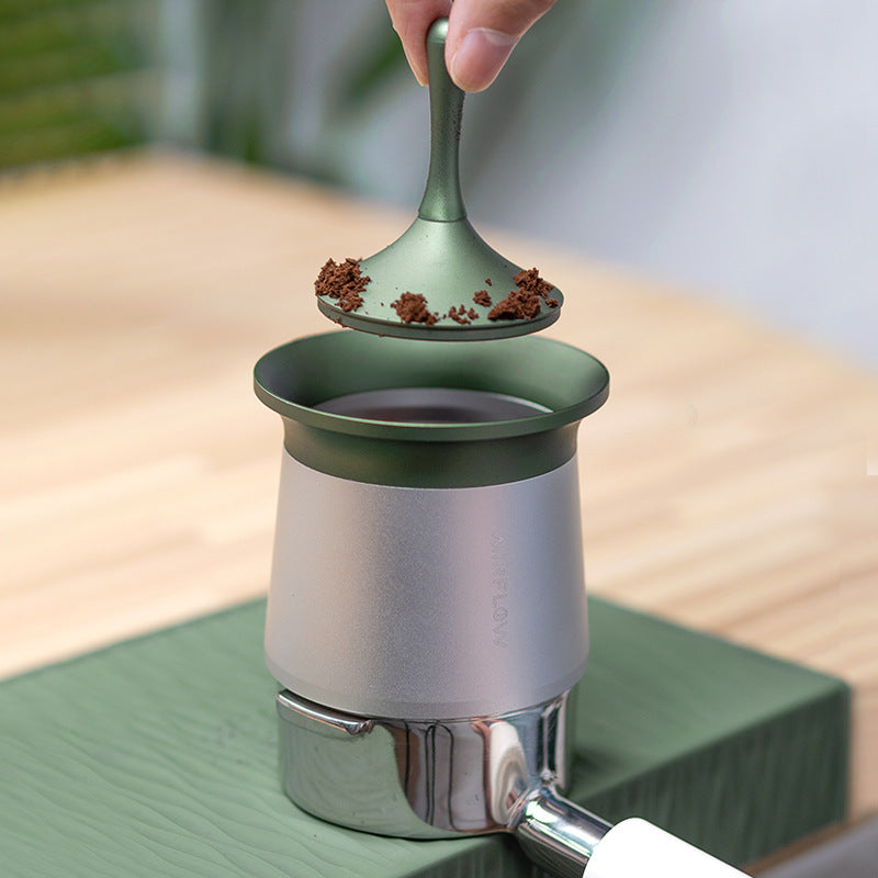 Gyro Coffee Powder Sifter & Grinder for Fine Powder Production, Silver Gray