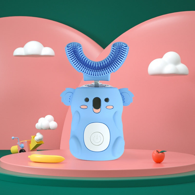 Children's Sonic Electric Toothbrush with Voice Guide - USB Rechargeable, Multi-Gear