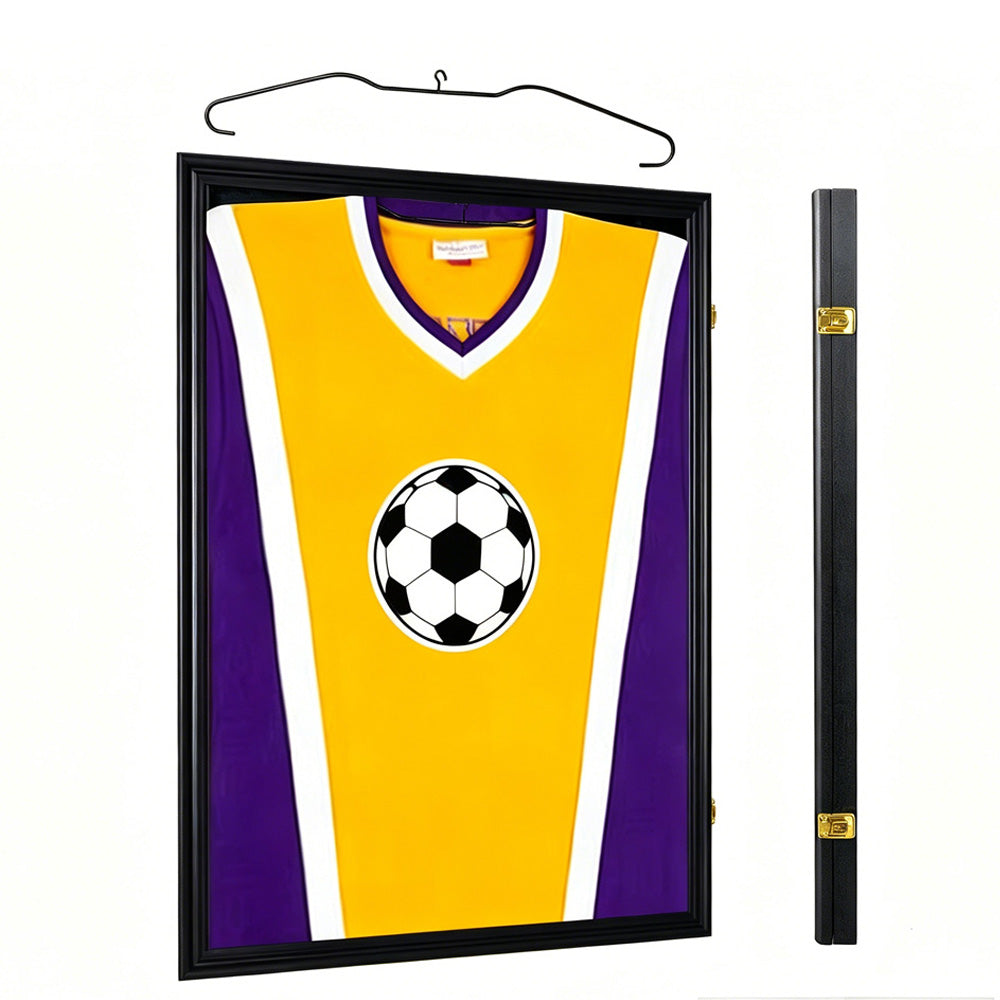 Jersey Display Case 24 x 32in - Wall Mounted Shirt Frame with UV Protection