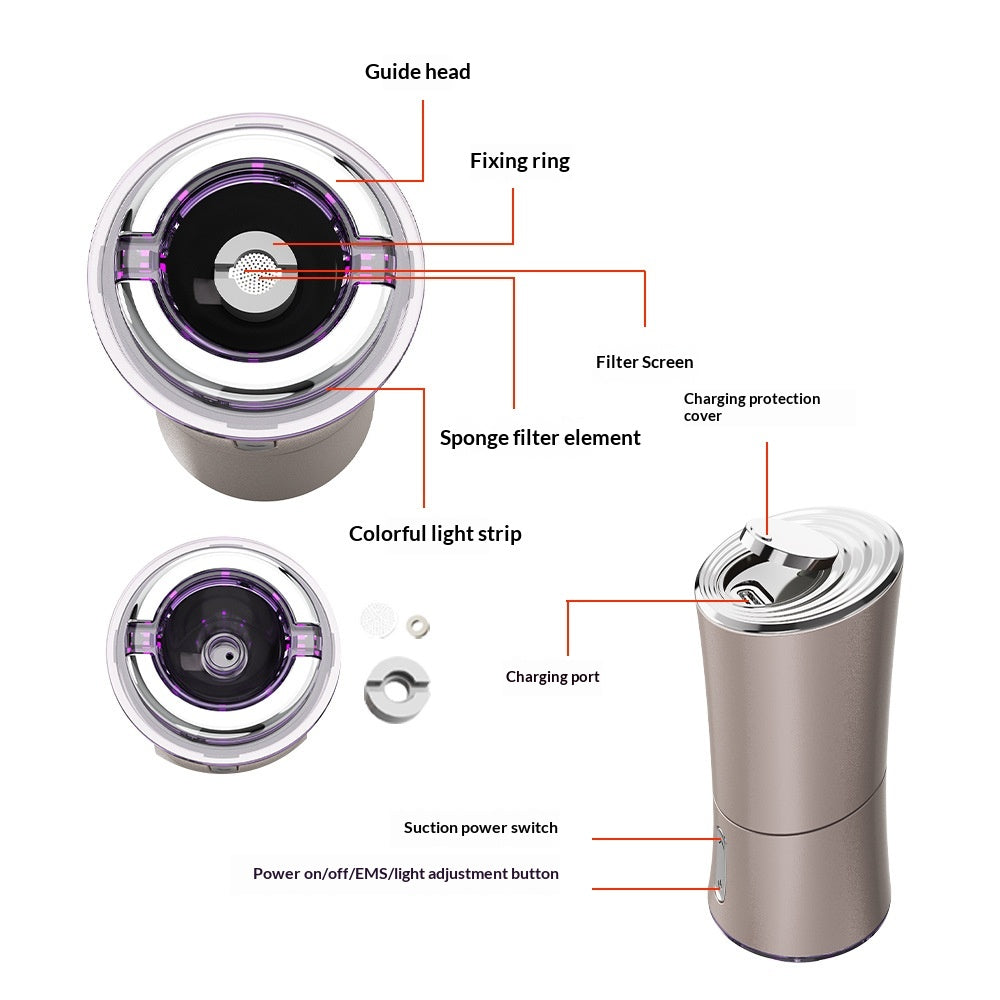 Vacuum Negative-Pressure Facial Lifting Massage Device