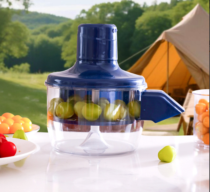 Electric Fruit and Vegetable Peeler for Kitchen & Commercial Use - Wireless, Fast, Blue