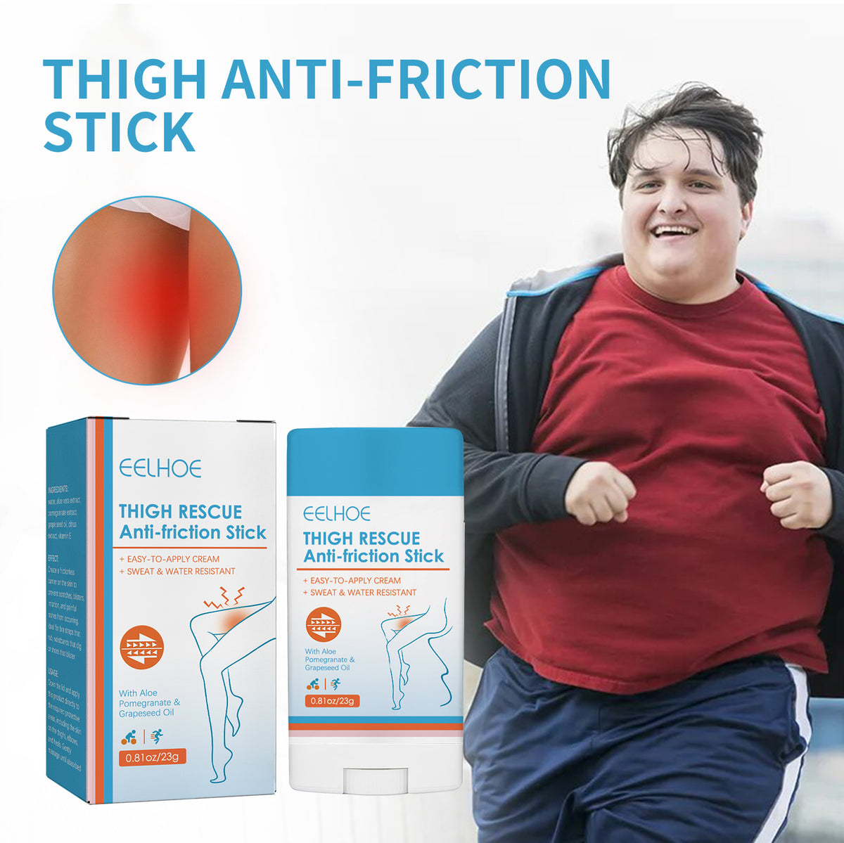 Thigh Anti-Friction Stick 23g - Body Care Balm