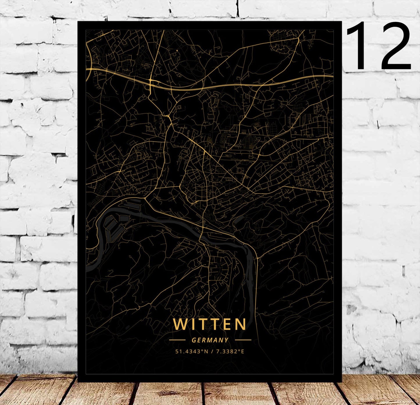 Decorative Canvas Art Poster for Home & Garden Wall Decor - Rostock's City