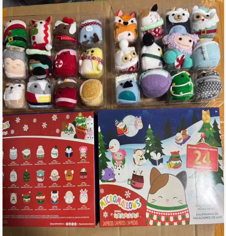 Children's Christmas Calendar Toy with Holiday Box - Kids Educational Play