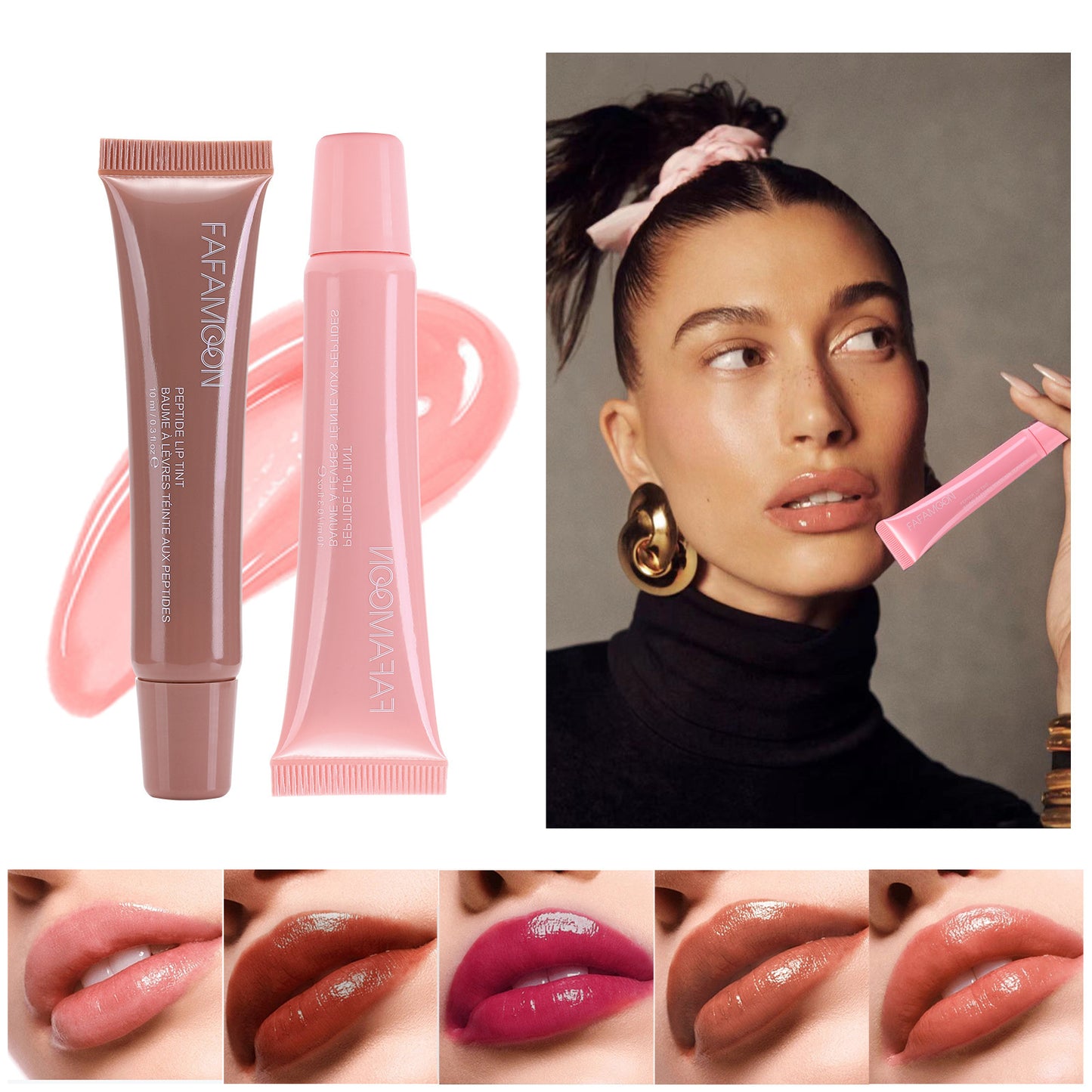 Glossy Mirror Lip Glaze - Long-Lasting Waterproof Liquid Lipstick