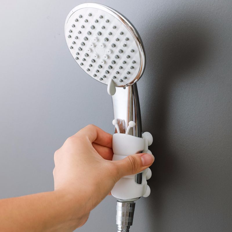 Shower Bracket Water Heater Accessory Suction Cup Holder Bathroom Storage