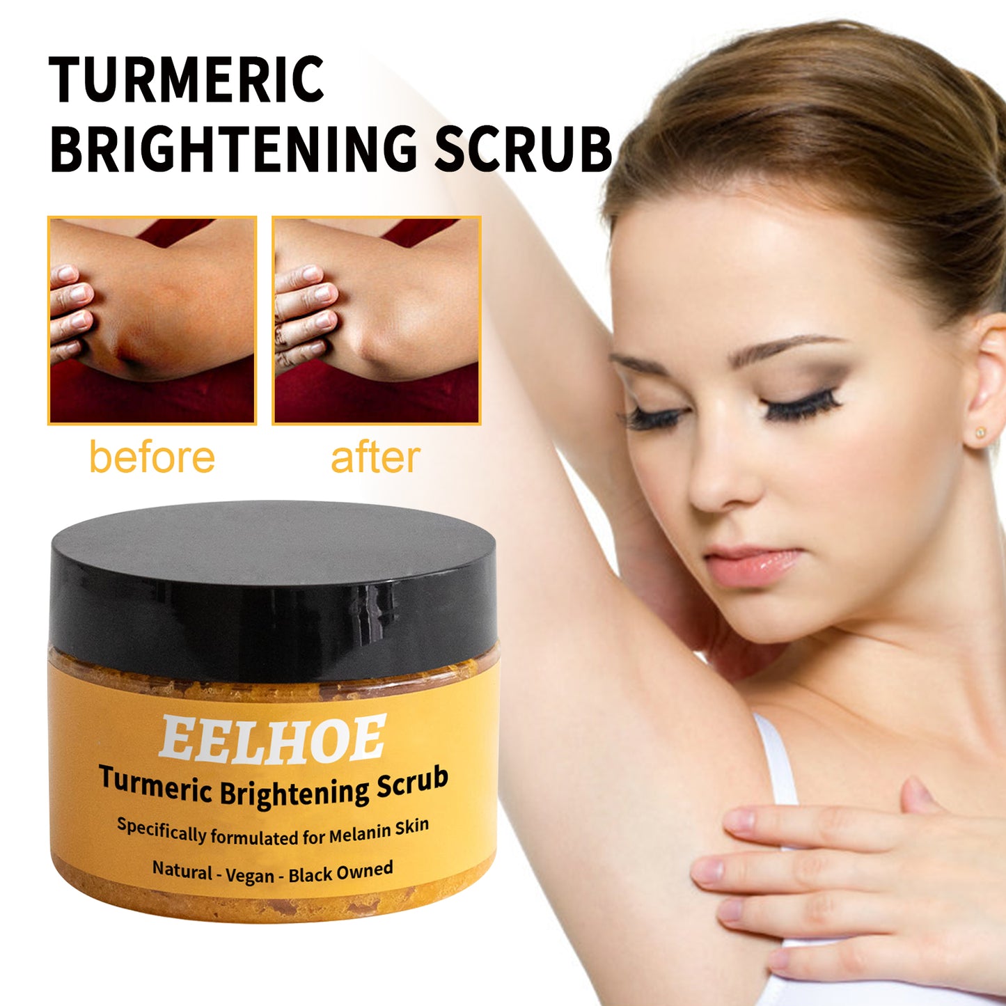 Turmeric Body Scrub 100g - Exfoliating Moisturizing Skin Care
