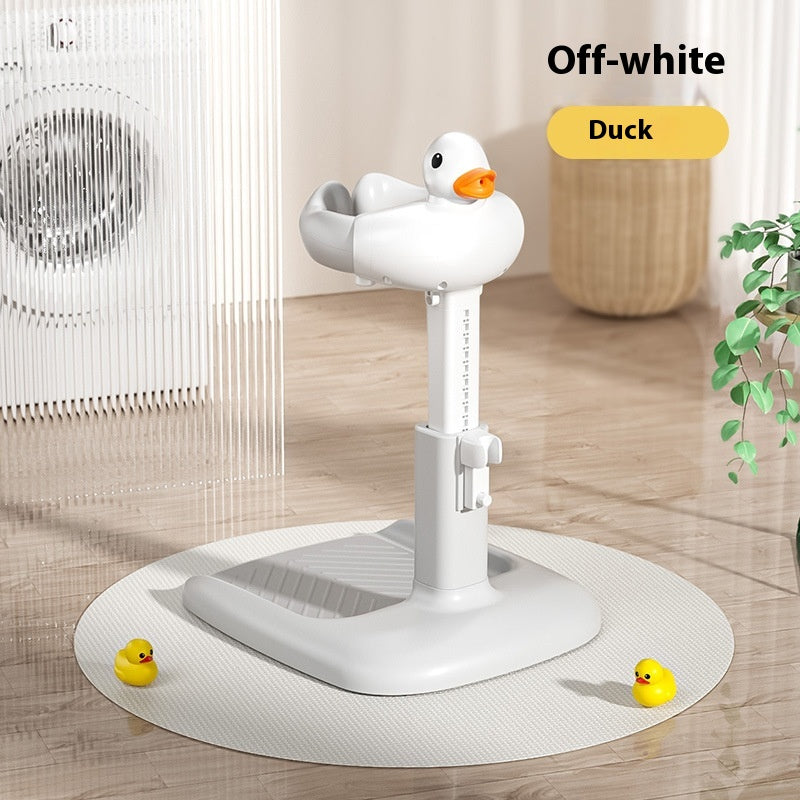Child Standing Bath Rack with Anti-Slip Feet and Foldable Design