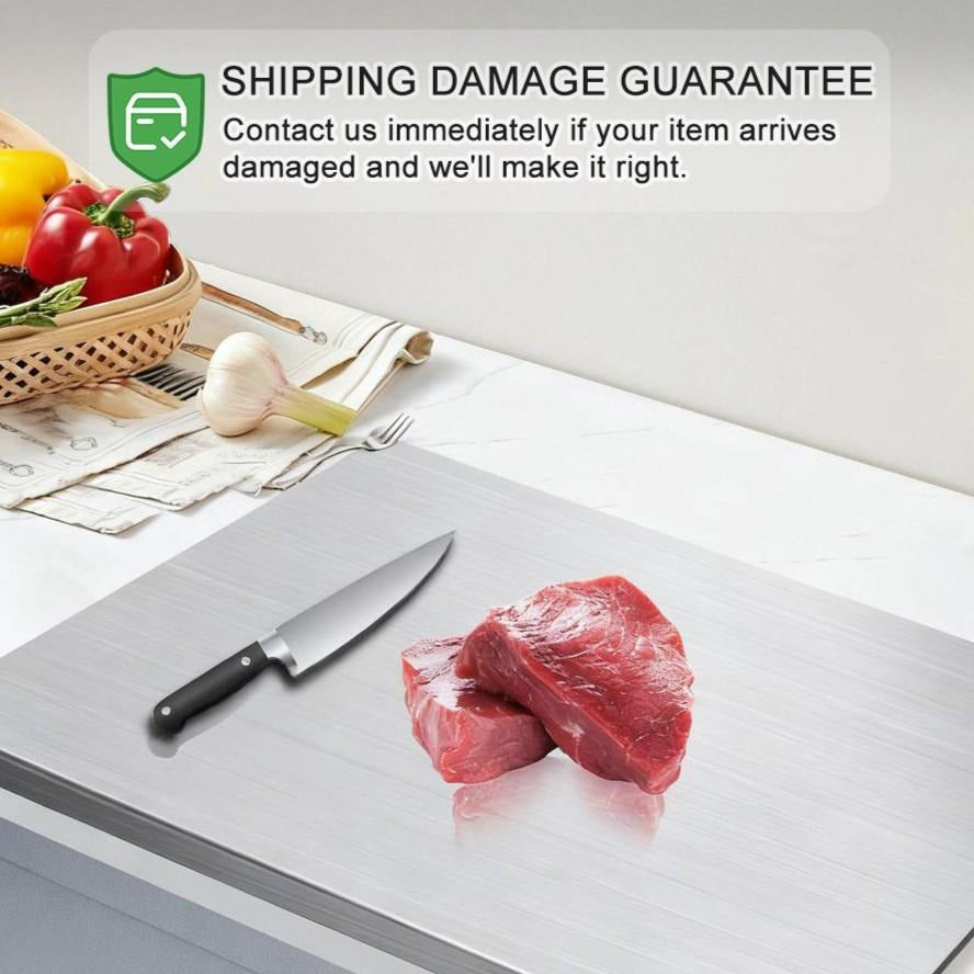 Stainless Steel Baking & Kneading Mat for Kitchen & Countertop - 40x60cm