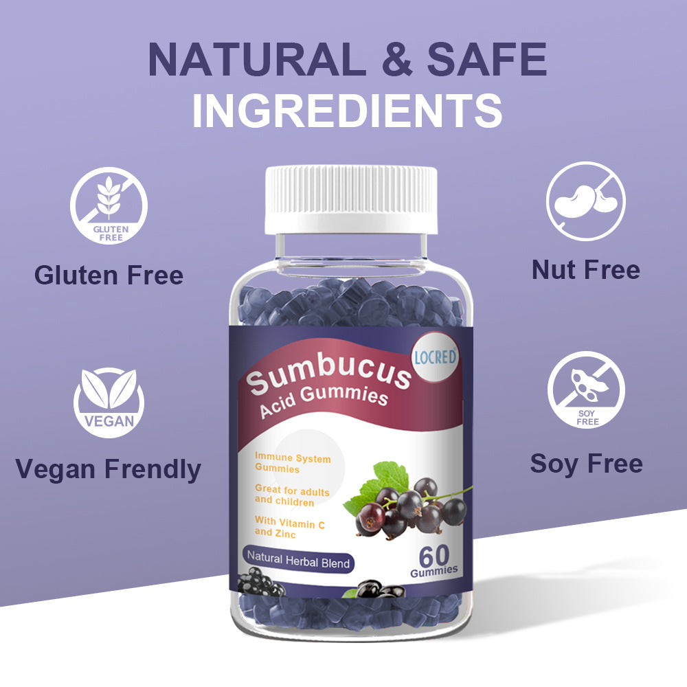 Sambucus Williamsii Soft Gummy Candy - 60 Tablets