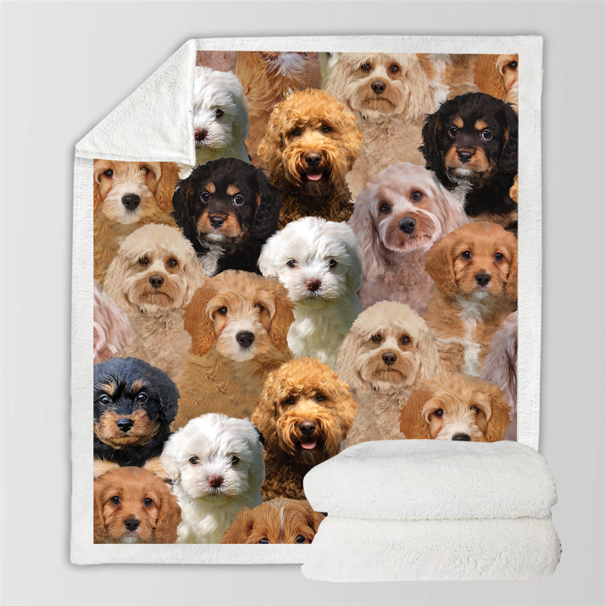 Printed Flannel Pet Dog Blanket - Multiple Sizes & Styles