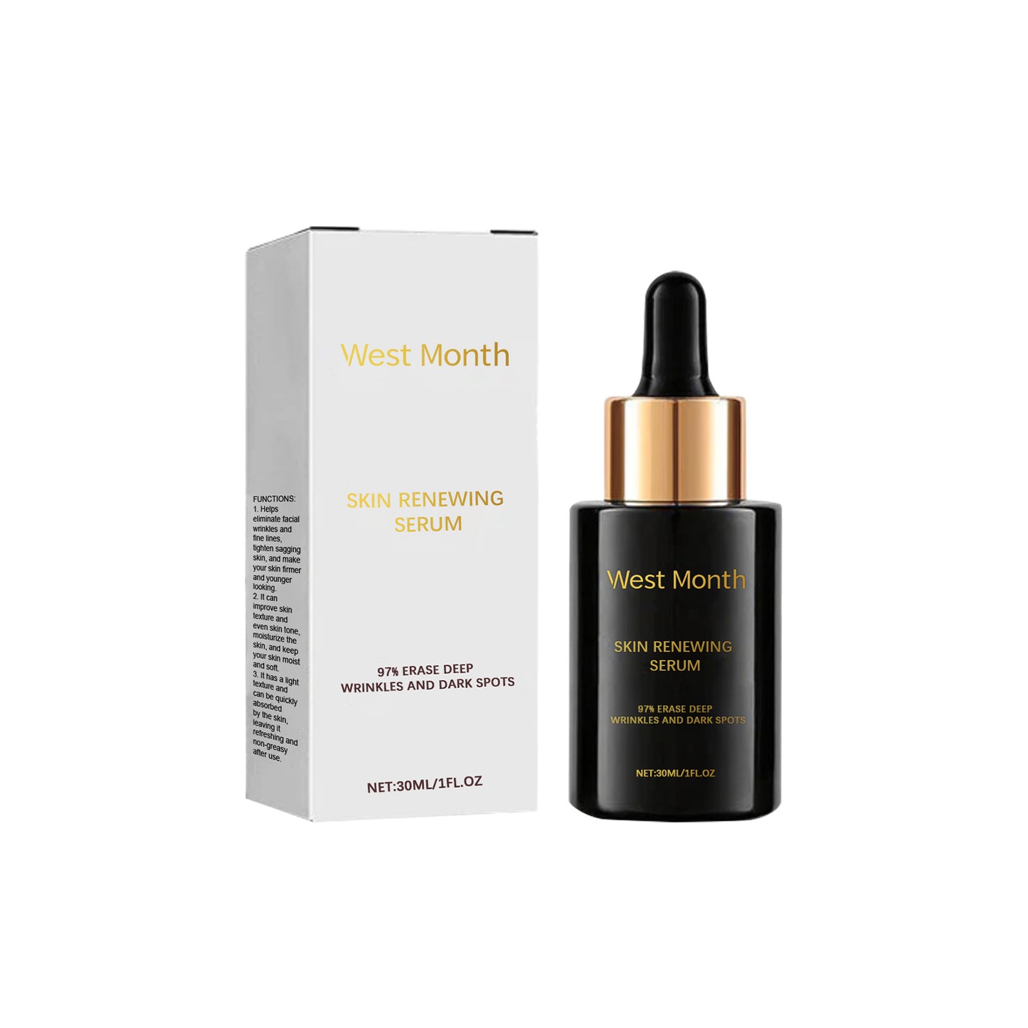 Firming Facial Serum - Hydrating Essence with Green Tea & Avocado Oil 30ml