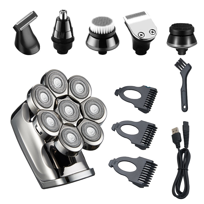 8D Electric Men's Shaver Head Tool - USB Rechargeable