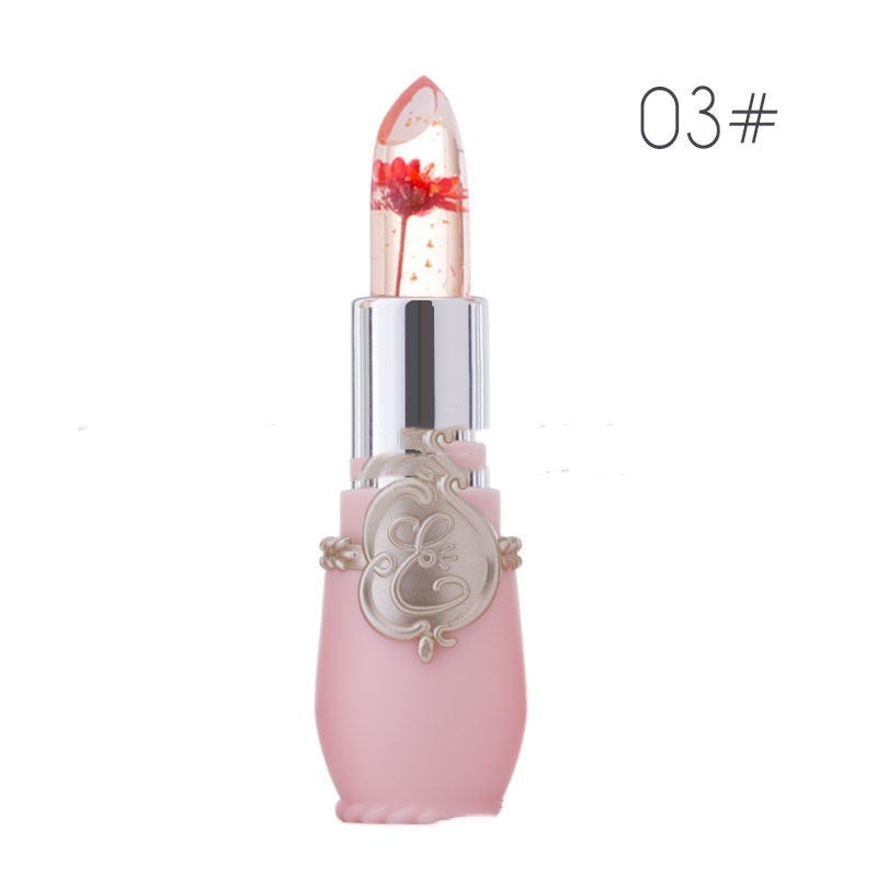Color Changing Dried Flower Lip Balm - Nourishing Natural Moisturizer