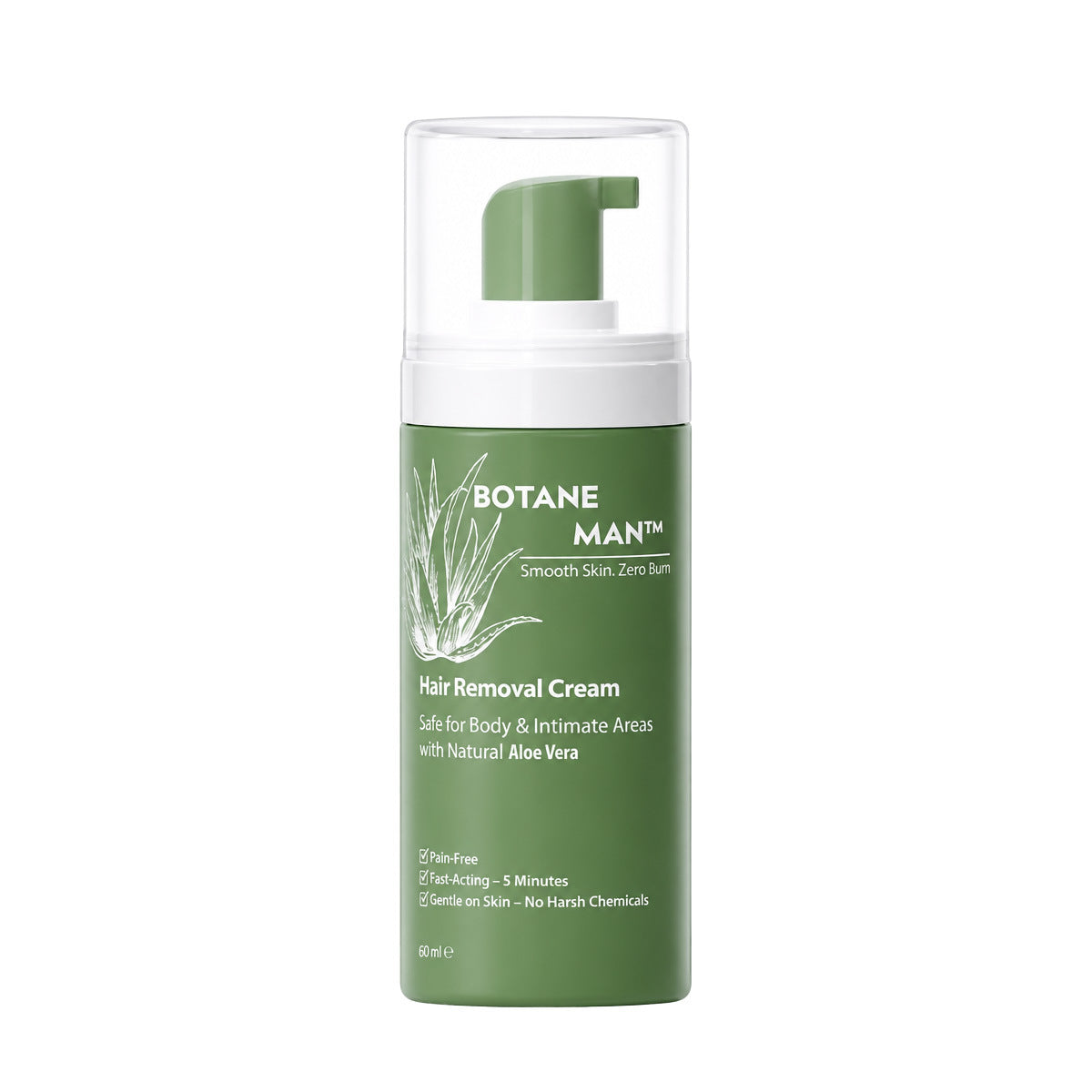 Gentle Skin Cleansing & Moisture Lock Hair Removal Mousse - 60ml