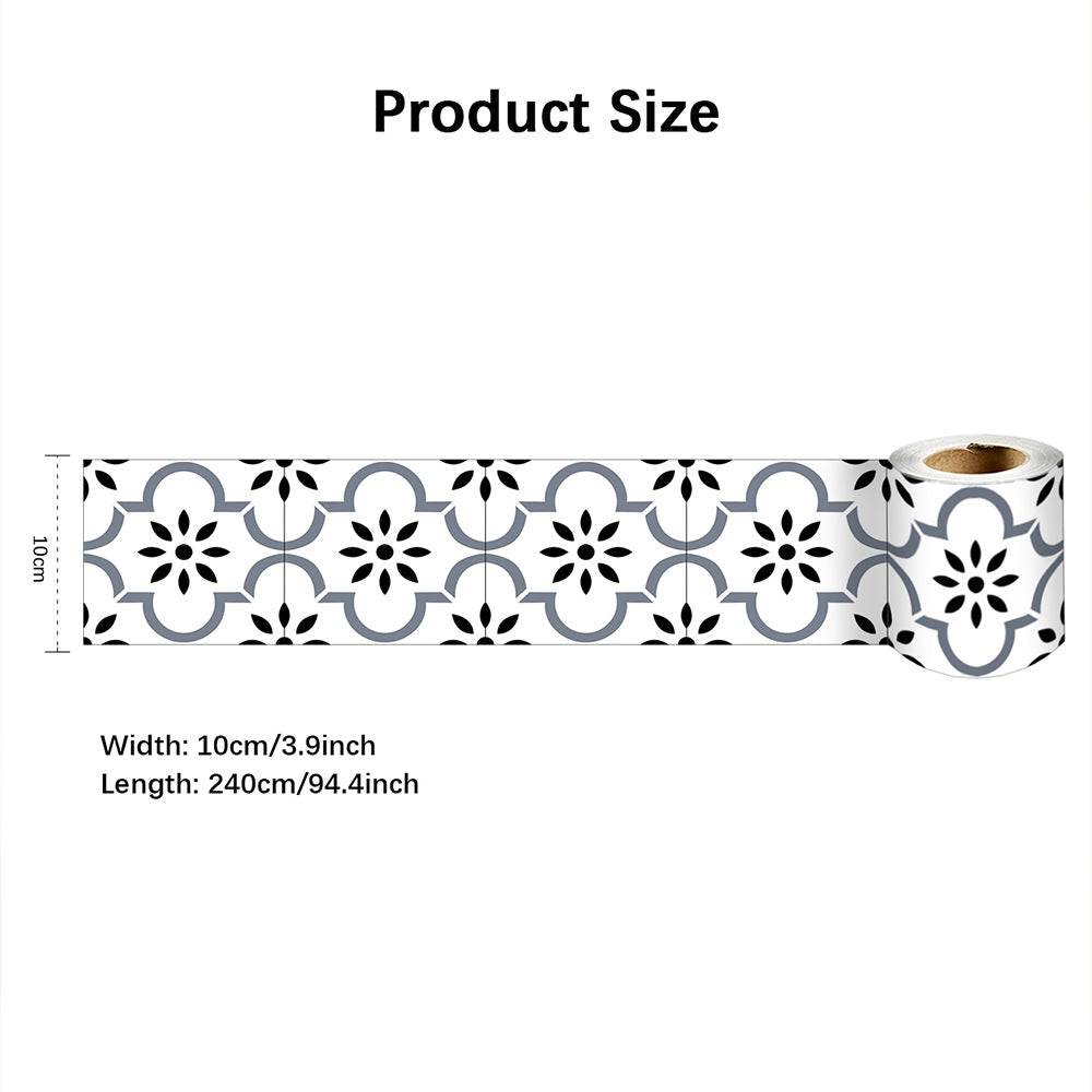 Home Wall & Floor Skirting Line Stickers - Moisture & Stain Resistant PVC