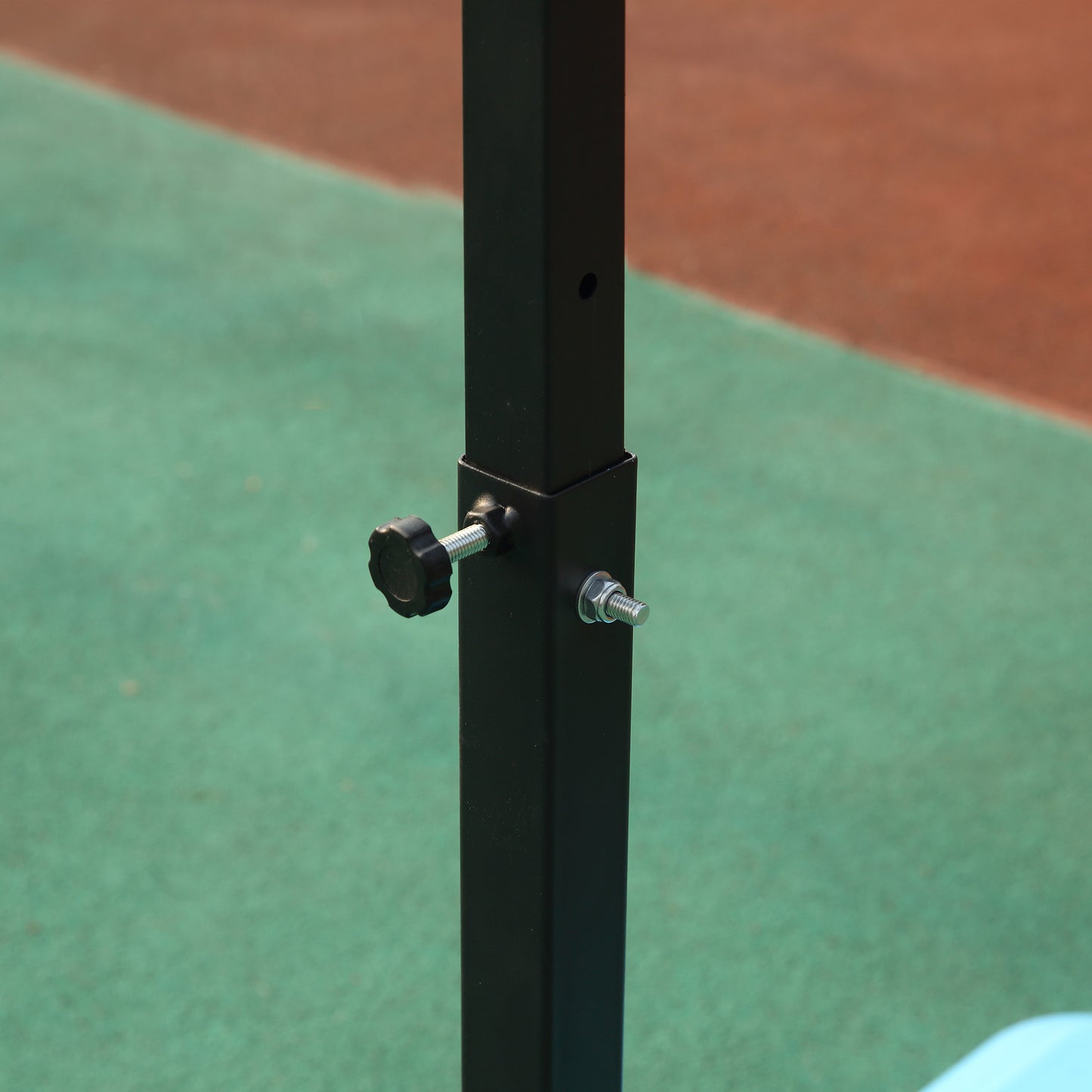 Height Adjustable Portable Poolside Basketball Hoop - Blue/Black/Red