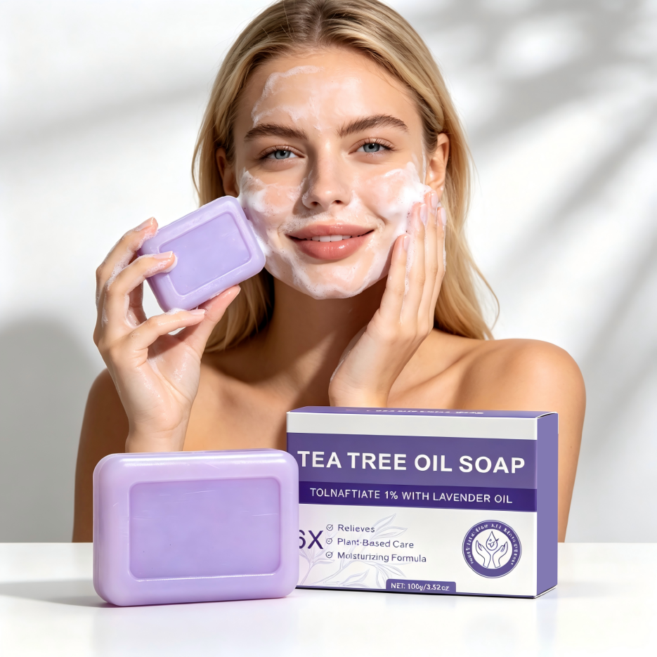 Purple Tea Tree Soap Bar 100g