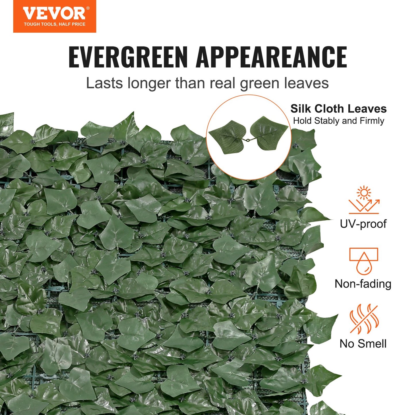 Artificial Ivy Privacy Fence Screen 39x158in for Garden & Outdoor Spaces